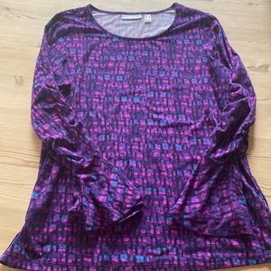 Susan Graver Long Sleeved Top